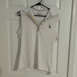 Peter Millar sleeveless polo size M